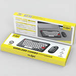 Ασύρματο Σετ Πληκτρολόγιο Και Ποντίκι Retro Mini Klgo JP-3