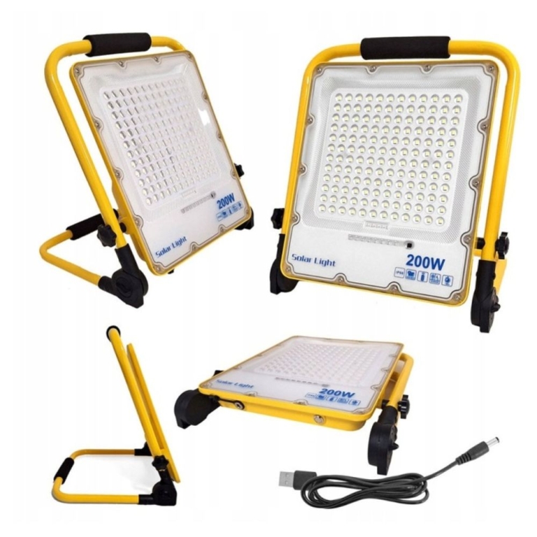 Ασύρματος LED Προβολέας Εργασίας 200W Επαναφορτιζόμενος