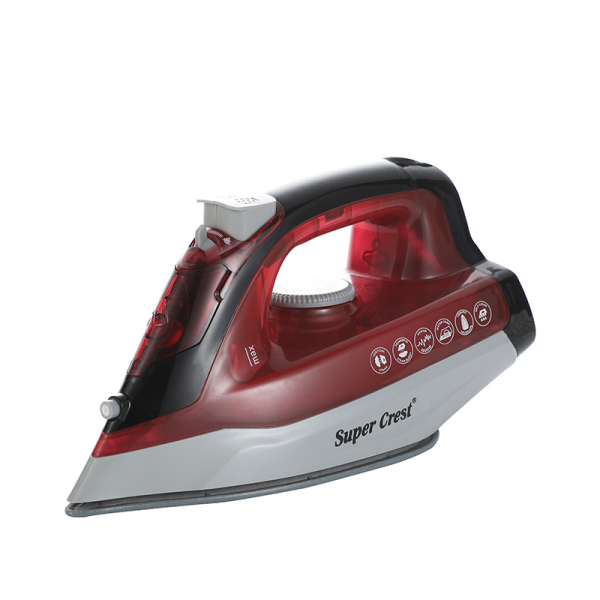 Ατμοσίδερο 2200W Με Κεραμική Πλάκα Κόκκινο Super Crest SL-2658