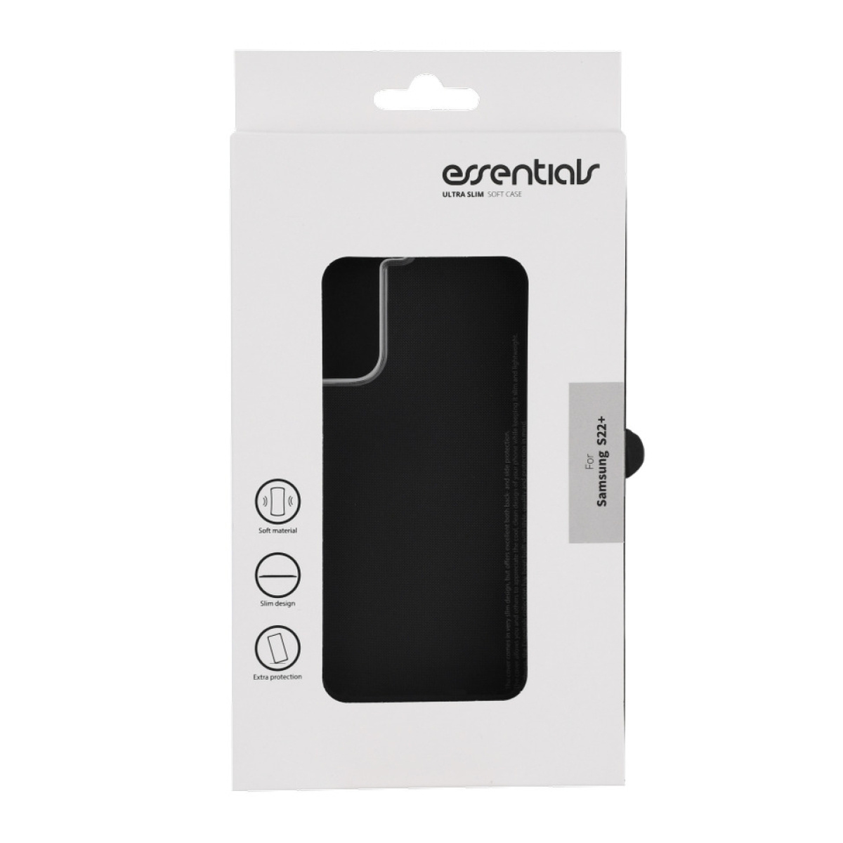 Essentials Back Cover Θήκη για Samsung Galaxy S22+ Διάφανη 1110665 - Image 2