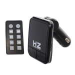 Bluetooth FM Transmitter Αυτοκινήτου HZ H38A MP3 Player με 2 USB, TF Card, AUX, Οθόνη & Τηλεχειριστήριο – 12V