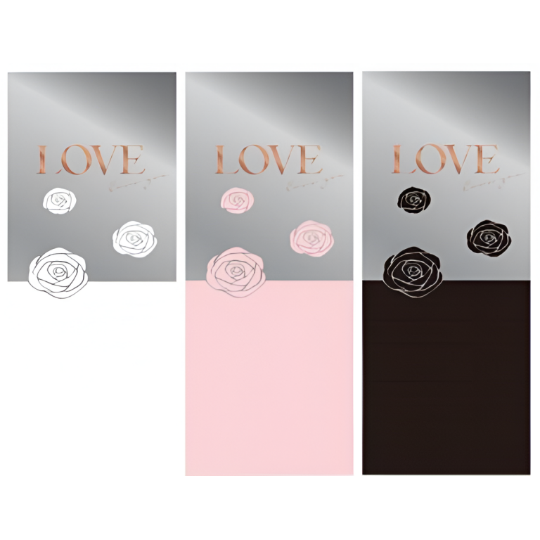 Χάρτινο Περιτύλιγμα Σετ 10τμχ για Μπουκέτο Λουλουδιών Με Σχέδιο Τριαντάφυλλο 88202