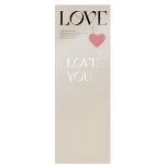 Χάρτινο Περιτύλιγμα Σετ 20τμχ για Μπουκέτο Λουλουδιών LOVE 40x14cm 88201