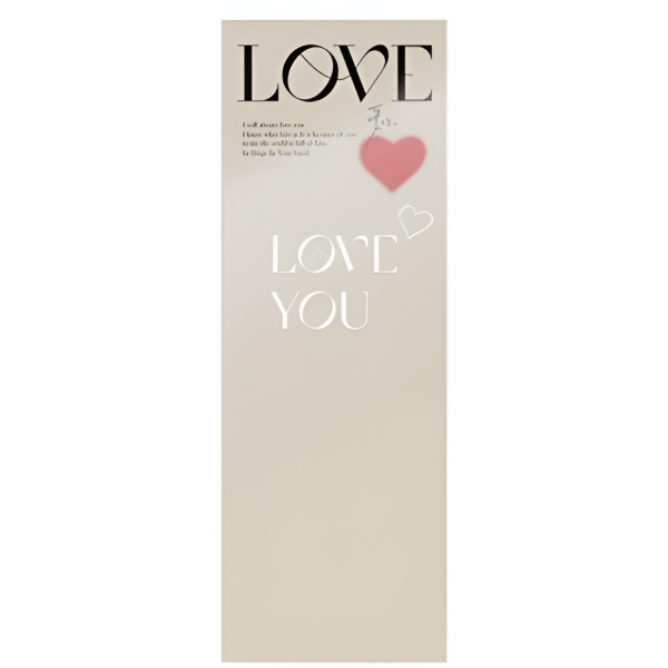 Χάρτινο Περιτύλιγμα Σετ 20τμχ για Μπουκέτο Λουλουδιών LOVE 40x14cm 88201
