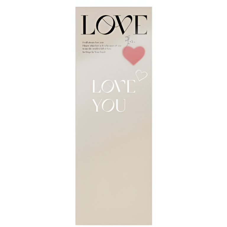 Χάρτινο Περιτύλιγμα Σετ 20τμχ για Μπουκέτο Λουλουδιών LOVE 40x14cm 88201
