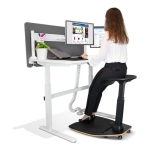 Deltaco Office DELO-0302 Εργονομικό Κάθισμα Γραφείου με Anti-Fatigue Mat - Image 2