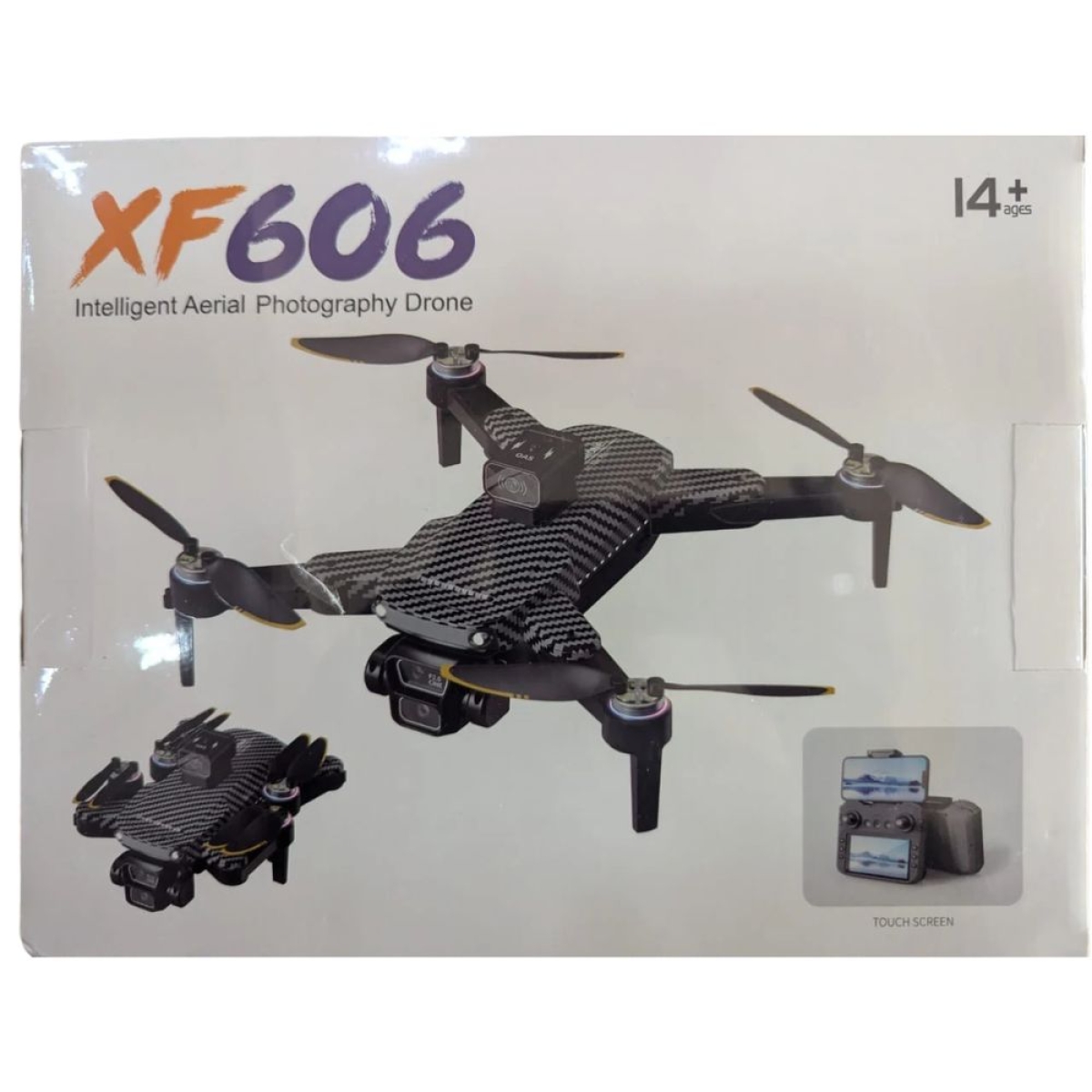 Drone XF606 με Τριπλή Κάμερα Full HD, OAS 360° & Χειριστήριο με Ενσωματωμένη Οθόνη HD