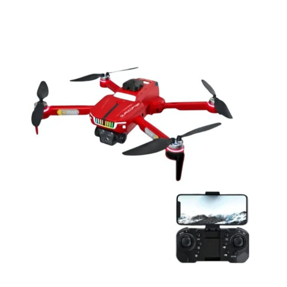 Drone Xf607 Αναδιπλούμενο Με Κάμερα Hd 1080P &Amp; Χειριστήριο - Κοκκινο