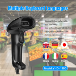 Ενσύρματο Barcode Scanner 1D CCD JG1011 - Image 3