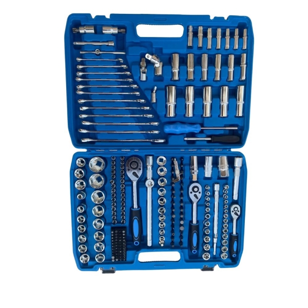 Επαγγελματικό Σετ Καρυδάκια & Κατσαβιδόμυτες – 216 τμχ (1/4”, 3/8”, 1/2” DR)