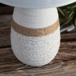 Eπιτραπέζιο Διακοσμητικό Φωτιστικό Κεραμικό με Αμπαζούρ 32 cm - Image 4