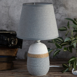 Eπιτραπέζιο Διακοσμητικό Φωτιστικό Κεραμικό με Αμπαζούρ 32 cm - Image 5