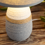 Eπιτραπέζιο Διακοσμητικό Φωτιστικό Κεραμικό με Αμπαζούρ 32 cm - Image 7