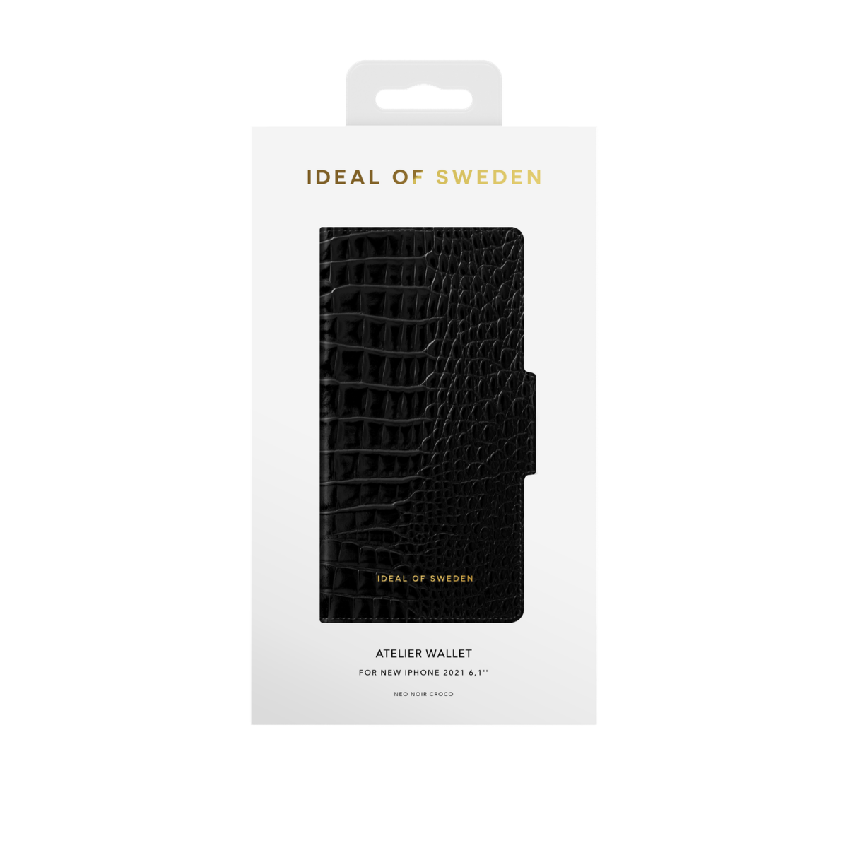 IDEAL OF SWEDEN Atelier Wallet Θήκη iPhone 13 Pro Neo Noir Croco IDAW-I2161P-236 - Image 2