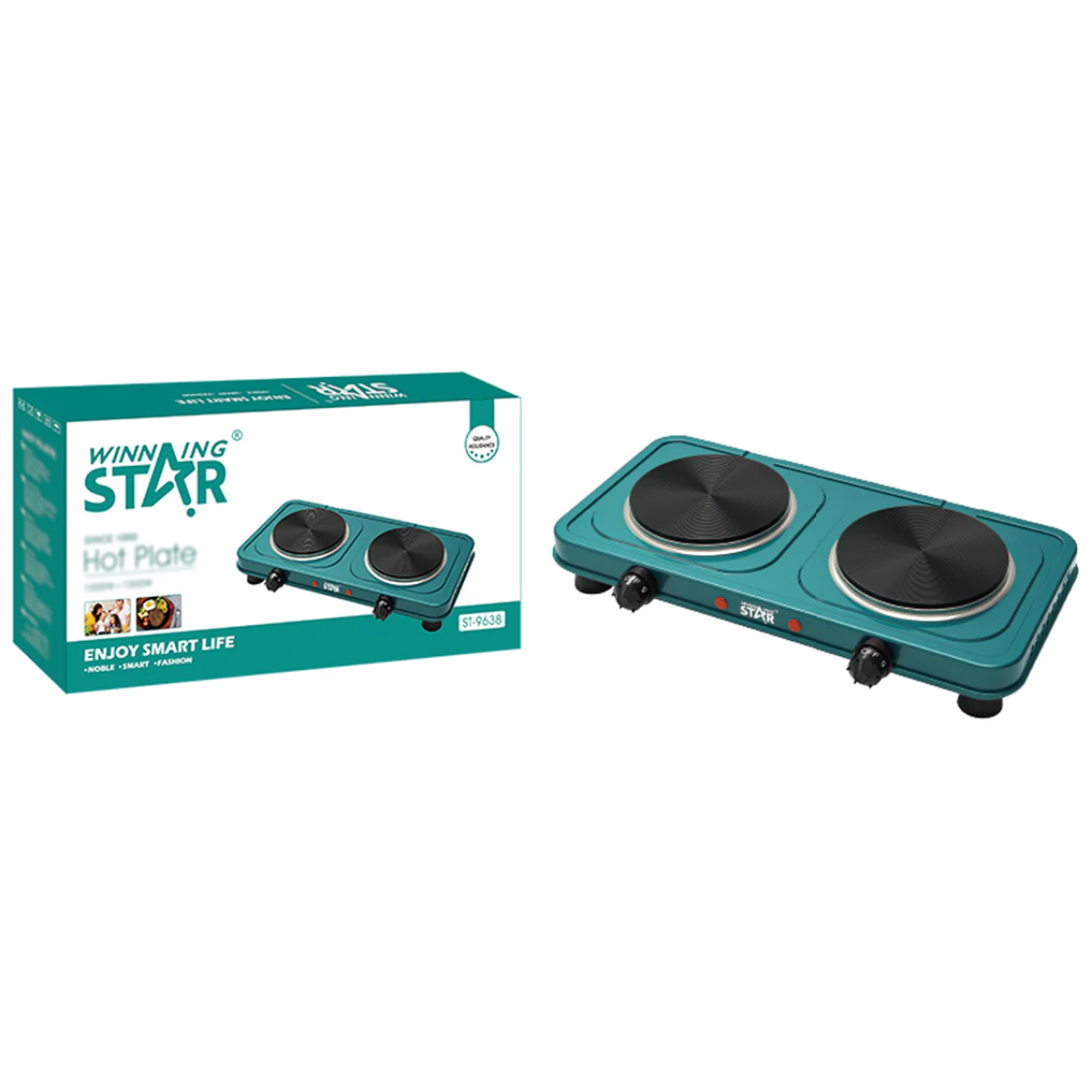 Φορητή Διπλή Εστία 2000W Winning Star ST-9638 - Image 6