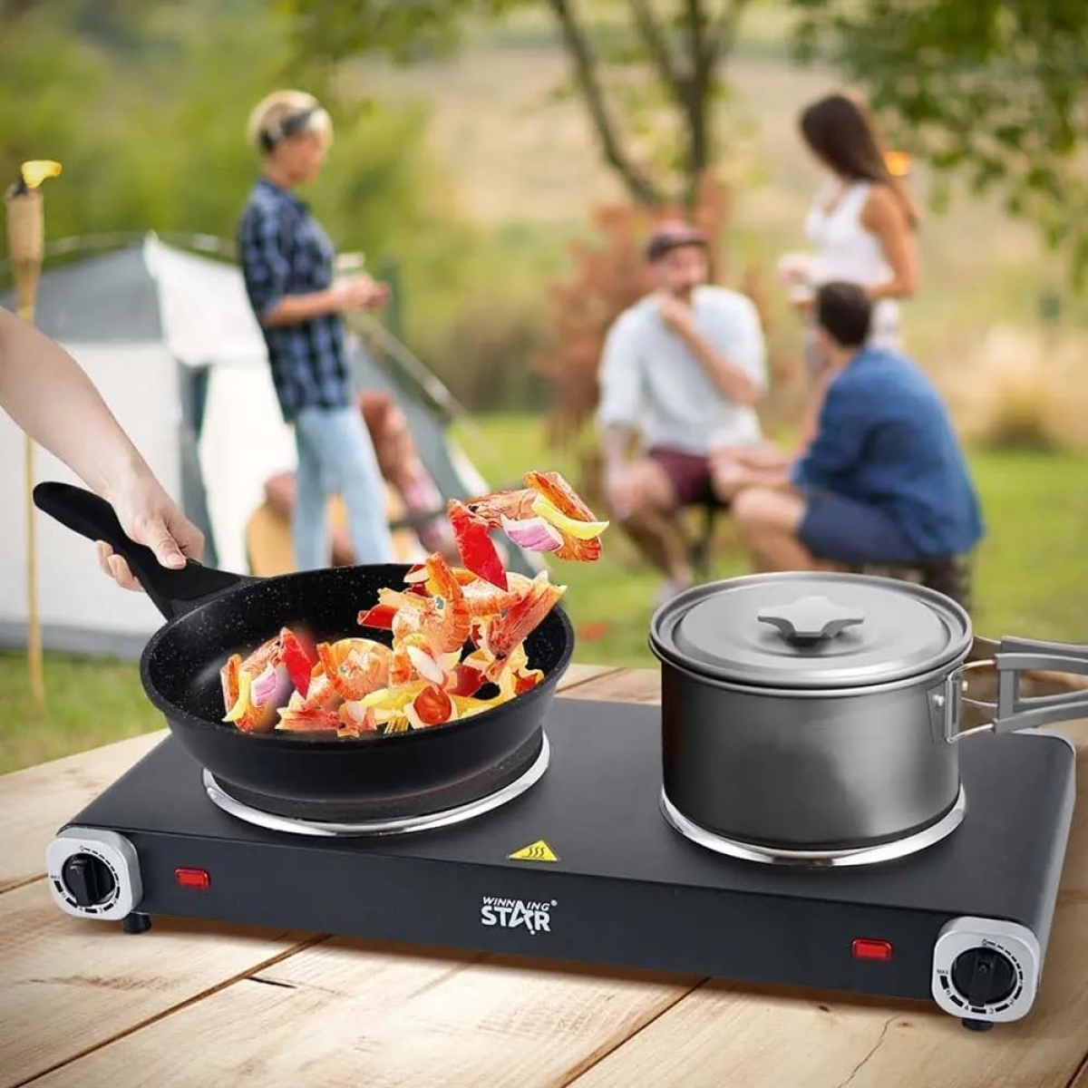Φορητή Ηλεκτρική Διπλή Εστία 2500W Winning Star ST-9754 - Image 7
