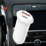 Φορτιστής Αναπτήρα Αυτοκινήτου 30W USB & Type-C Λευκός Ezra CR71 - Image 2