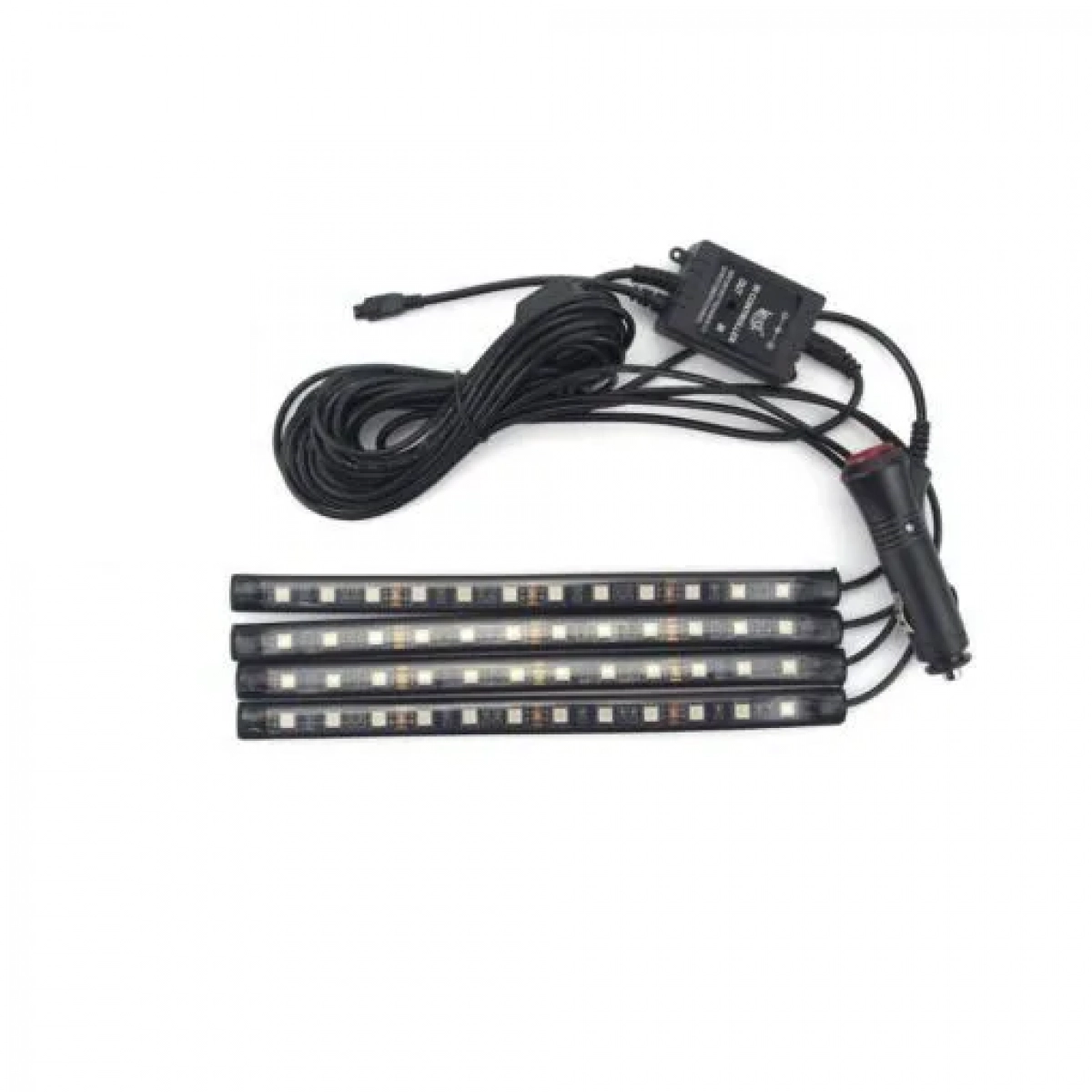 Φωτισμός Εσωτερικού Χώρου Αυτοκινήτου 9LED RGB Σετ 4 Τεμάχια 6W 12V Aerbes AB-Q529 - Image 2
