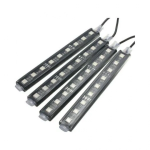 Φωτισμός Εσωτερικού Χώρου Αυτοκινήτου 9LED RGB Σετ 4 Τεμάχια 6W 12V Aerbes AB-Q529 - Image 3