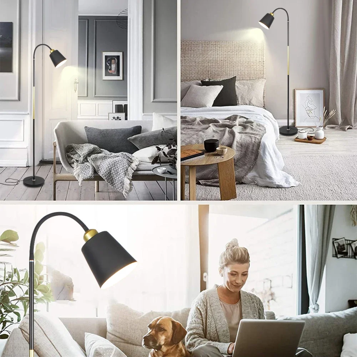 Φωτιστικό Δαπέδου LED 150cm Μαύρο 28687 - Image 5