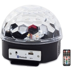 Φωτορυθμικό LED Disco Crystal Ball με MP3 USB Bluetooth & Τηλεχειριστήριο Aerbes AB-Z1097