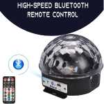 Φωτιζόμενη Ντισκομπάλα LED Bluetooth 20W με MP3 Player, USB, microSD, Τηλεχειριστήριο & Φωτορυθμικό RGB - Image 2