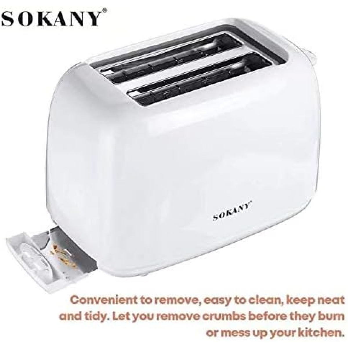 Φρυγανιέρα 2 Θέσεων 700W Με 6 Ρυθμίσεις Sokany HJT-022 - Image 3