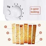 Φρυγανιέρα 2 Θέσεων 700W Με 6 Ρυθμίσεις Sokany HJT-022 - Image 4