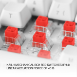 Deltaco Gaming WK95R Πληκτρολόγιο Ασύρματο 2.4GHz BT Μηχανικό 65% RGB Red Switches UK Layout Λευκό GAM-100-W-UK - Image 2