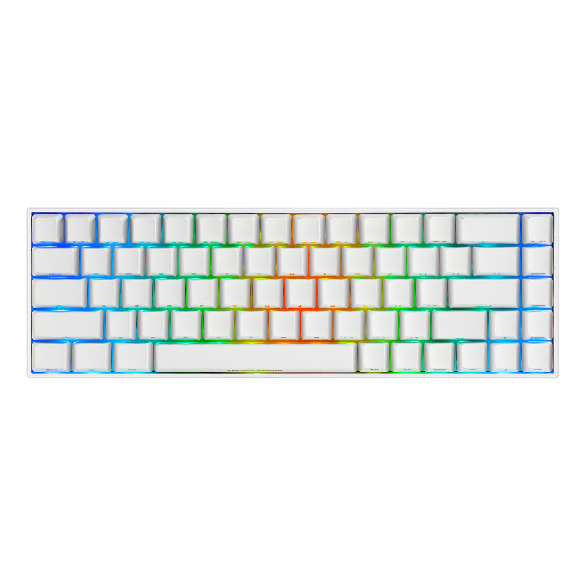 Deltaco Gaming WK95R Πληκτρολόγιο Ασύρματο 2.4GHz BT Μηχανικό 65% RGB Red Switches UK Layout Λευκό GAM-100-W-UK - Image 4