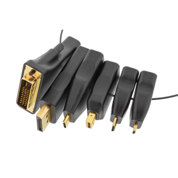 Deltaco Office Σετ Ανταπτόρων HDMI ADAPTER RING
