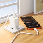 HOCO C162A Φορτιστής Τοίχου USB-C 40W PD με Γρήγορη Φόρτιση – Λευκό