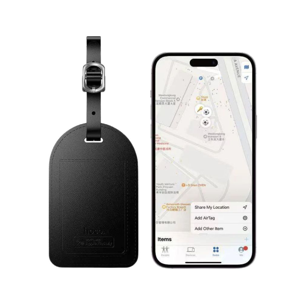 Hoco E91H Tiger Anti-Lost Device Ετικέτα Βαλίτσας Μόνο Για Ios Συμβατό Με Apple Find My Network Με Ασύρματη Φόρτιση