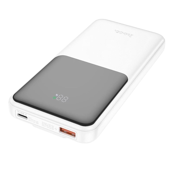HOCO J119 Power Bank 10000mAh με Γρήγορη Φόρτιση 22.5W & PD 20W, Ενσωματωμένα Καλώδια και LED Οθόνη – Μαύρο