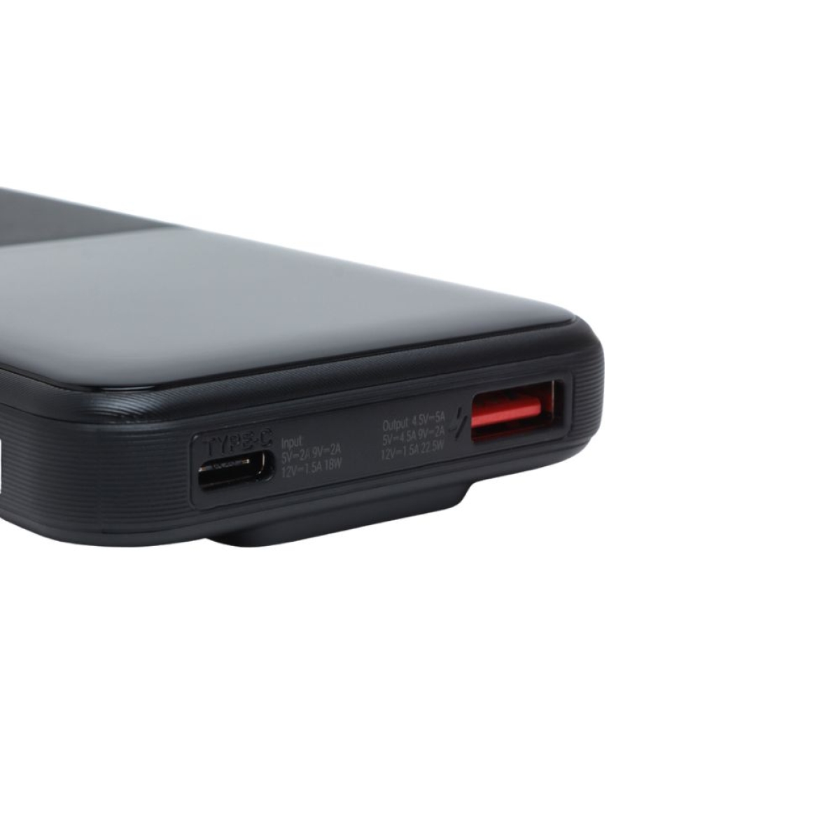 HOCO J119 Power Bank 10000mAh με Γρήγορη Φόρτιση 22.5W & PD 20W, Ενσωματωμένα Καλώδια και LED Οθόνη – Μαύρο