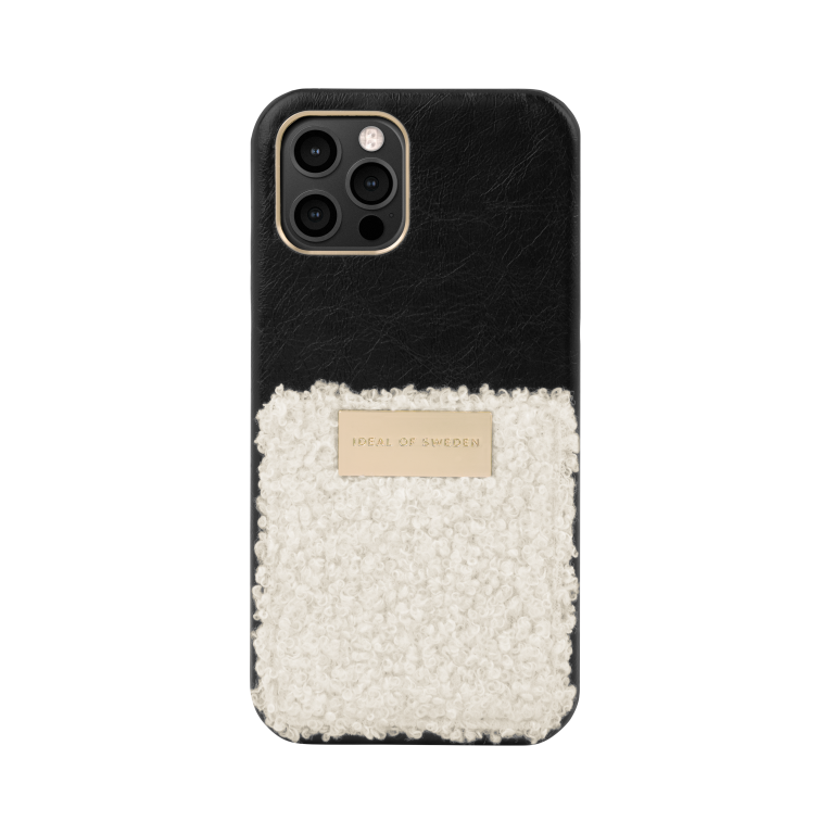 IDEAL OF SWEDEN Θήκη Statement iPhone 12/12 Pro Cream Faux Shearling IDSCAW21-I2061-366