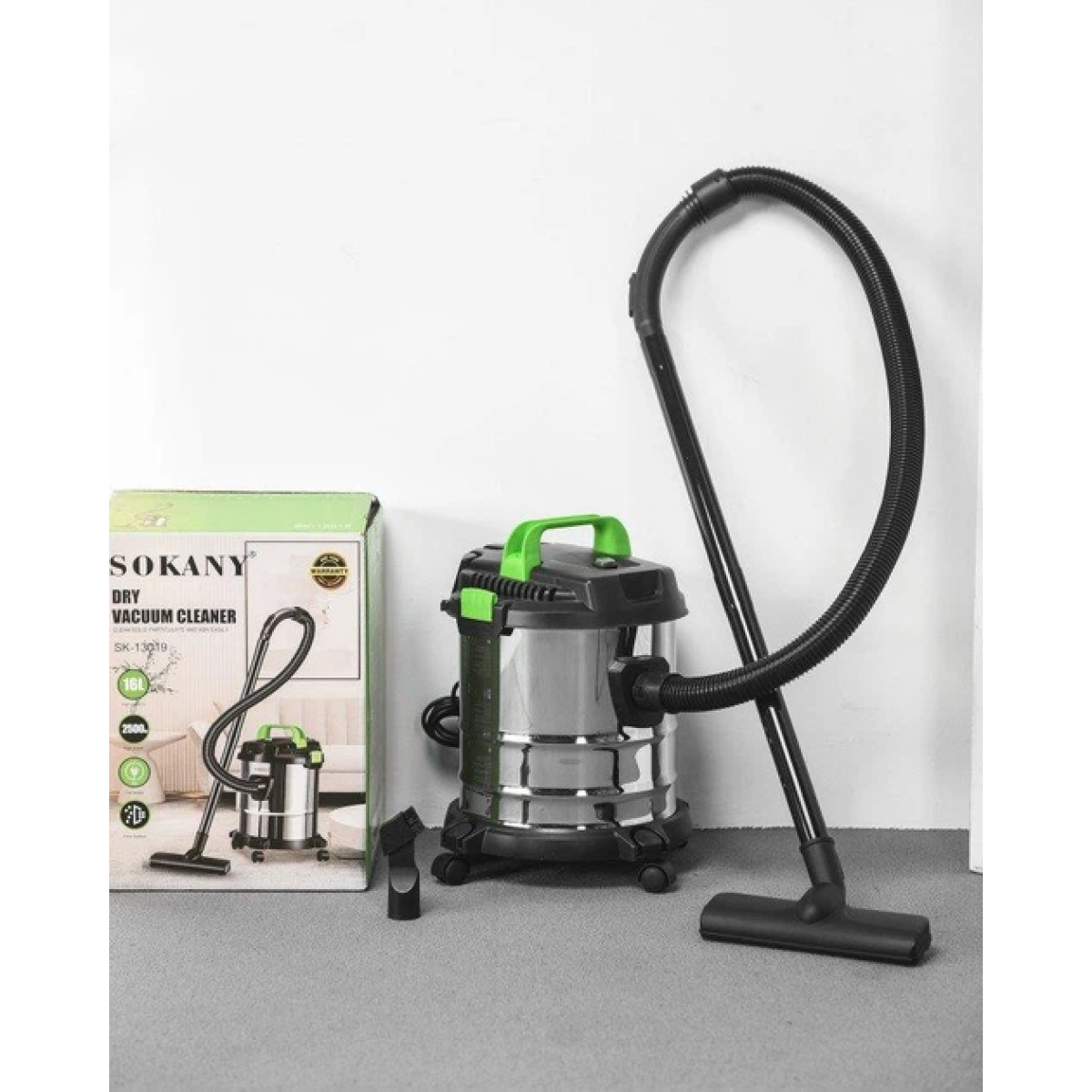 Ηλεκτρική Σκούπα Υγρών Και Στερεών 2500W 16L Sokany SK-13019 - Image 3