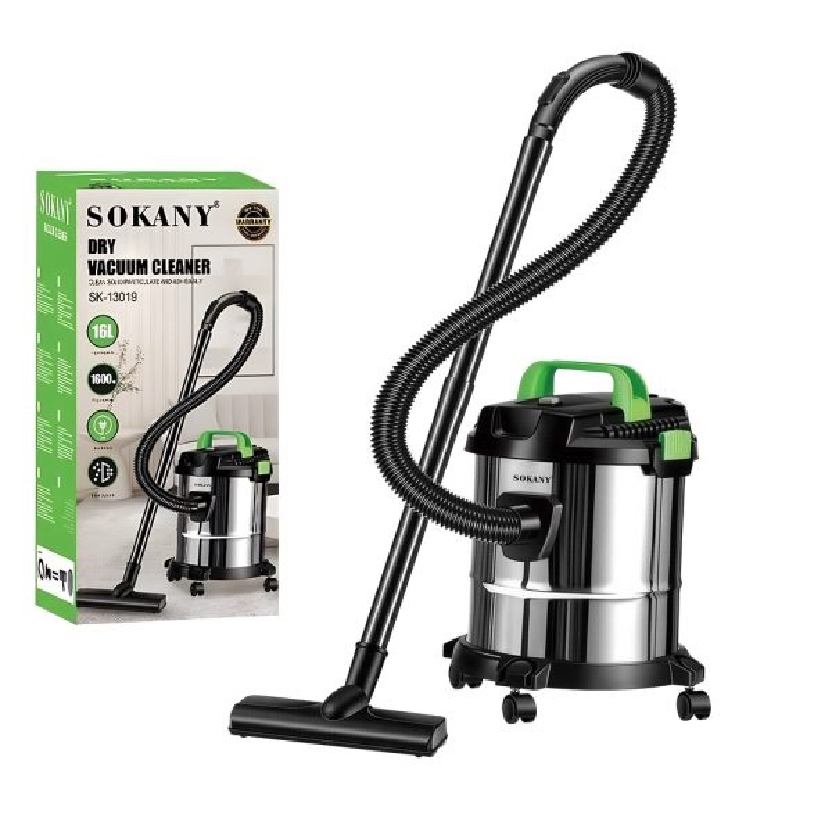Ηλεκτρική Σκούπα Υγρών Και Στερεών 2500W 16L Sokany SK-13019 - Image 4
