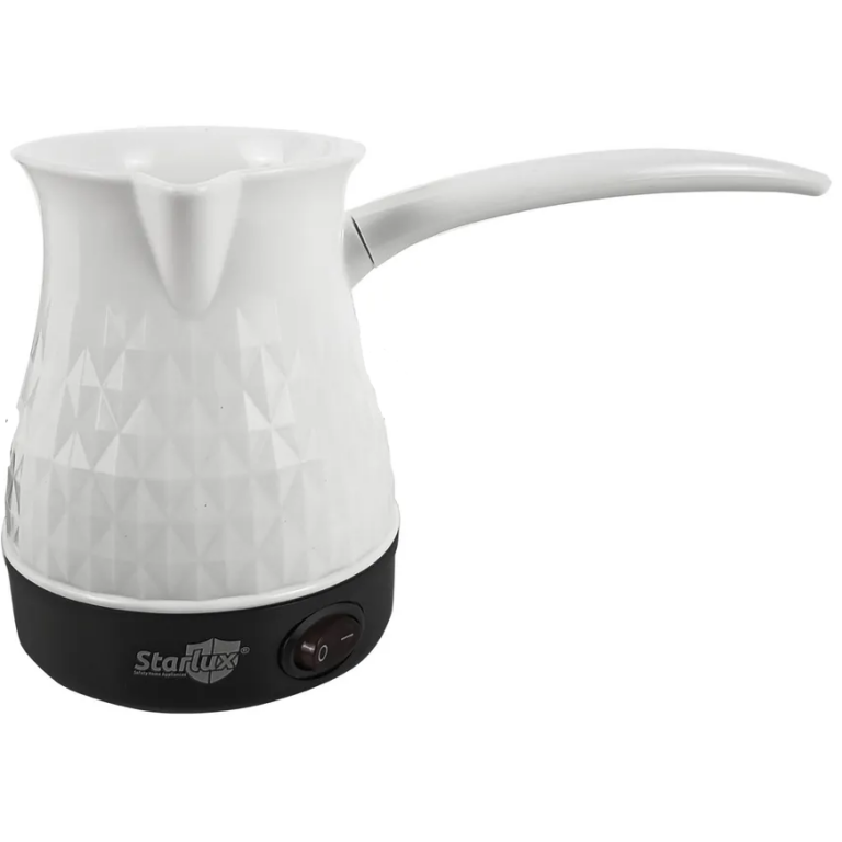 Ηλεκτρικό Μπρίκι Καφέ 350ml 500W Λευκό Starlux SL-24168