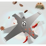 Ηλεκτρικός Μύλος Σιτηρών & Μπαχαρικών 200g 150W Inox - 8300 - Image 3