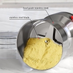 Ηλεκτρικός Μύλος Σιτηρών & Μπαχαρικών 200g 150W Inox - 8300 - Image 4