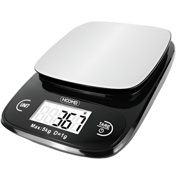 Ηλεκτρονική Ζυγαριά Κουζίνας 5kg Με Ανοξείδωτη Επιφάνεια Hoomei HM-1270EK
