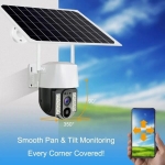 Ηλιακή Κάμερα Ασφαλείας WiFi 3MP Με PIR & Αμφίδρομη Επικοινωνία Aerbes AB-JK69-W - Image 6