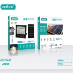 Ηλιακός Προβολέας LED 400W 208LED 6500K Με Τηλεχειριστήριο AB-T6400 Aerbes - Image 7