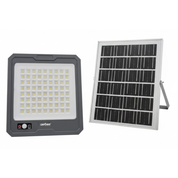 Ηλιακός Προβολέας Με Ηλιακό Πάνελ 144LED 5400mAh 500W Aerbes AB-T105