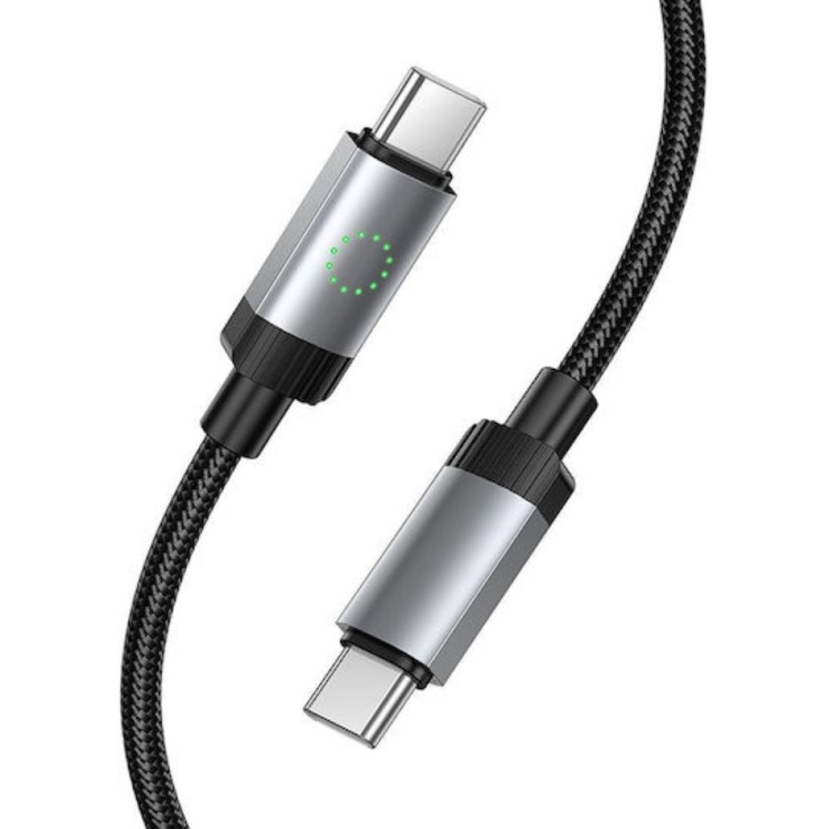 Καλώδιο Hoco x117 Star Καλώδιο Φόρτισης & Δεδομένων 60w Type-C, 1m, Μαύρο