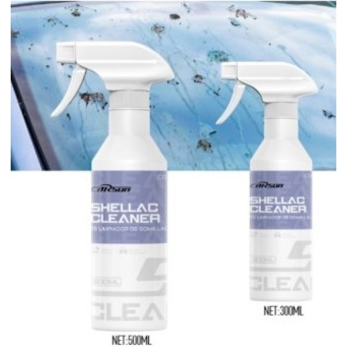 Καθαριστικό Shellac Αυτοκινήτου 300ml Carsun C5009