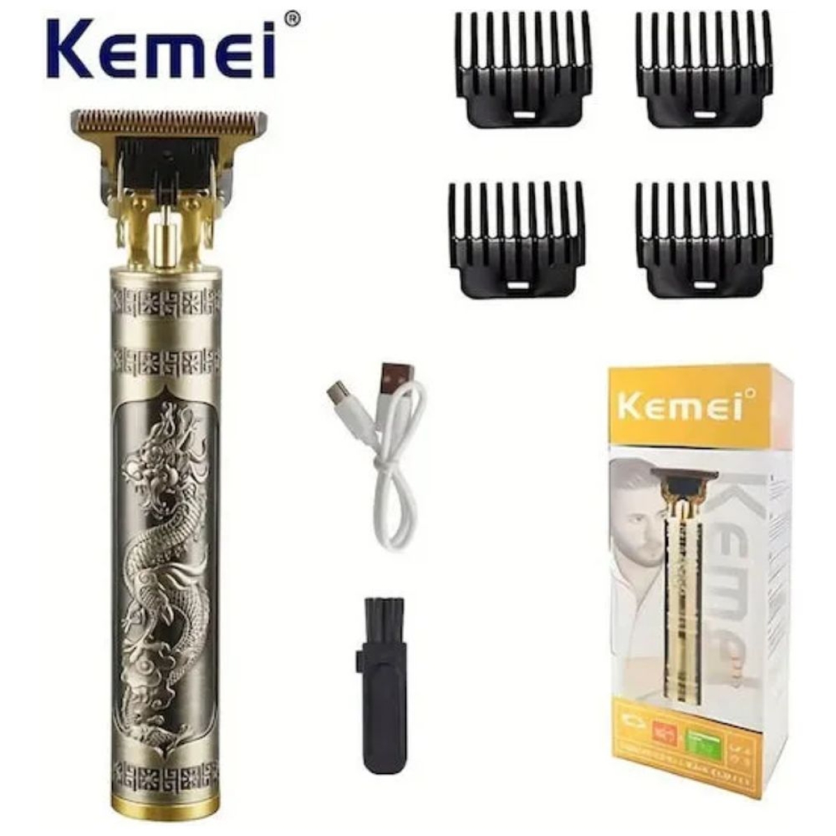 Kemei Κουρευτική Μηχανή Gold Dragon KM-T9