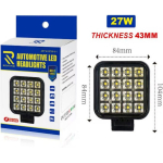 LED Προβολέας Αυτοκινήτου 27W 12-30V Με Βάση Στήριξης Rchang W16729-8-1