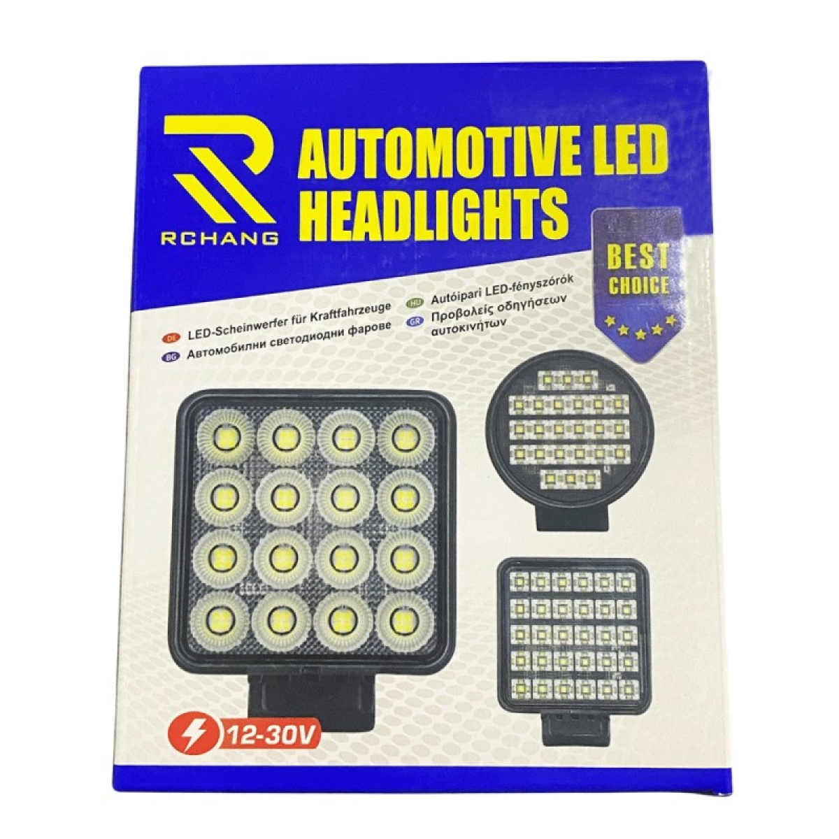 LED Προβολέας Αυτοκινήτου 48W 12-30V Με Βάση Στήριξης Rchang W16729-4-1